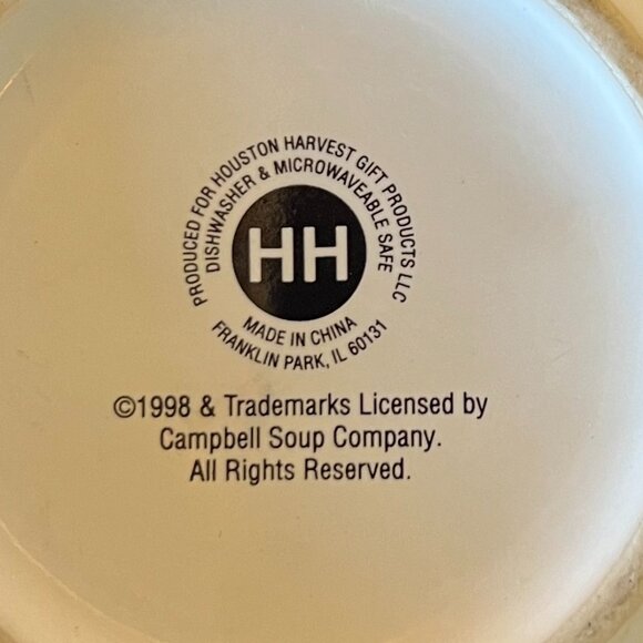 Vintage Campbell's TOMATO SOUP Label Handled Bowl / Mug - Picture 6 of 6